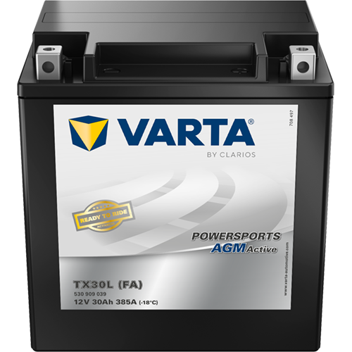 VARTA Powersports AGM ACTIVE YTX14-BS 12Ah motorcycle battery 12V (DIN 51214)